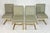 Exceptional set of 4 dining chairs designed by Charles Hollis Jones from his iconic "Metric" Collection, all hand-signed...
