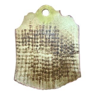 Vintage Boho Original Studio Pottery Tray For Sale