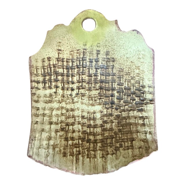 Vintage Boho Original Studio Pottery Tray For Sale