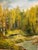 1970s Vintage Large Framed Aspen Creek Landscape Signed Oil Painting For Sale - Image 5 of 18