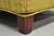 Vintage Traditional Mahogany Leg Green Upholstered Footstool Ottoman For Sale In Philadelphia - Image 6 of 14