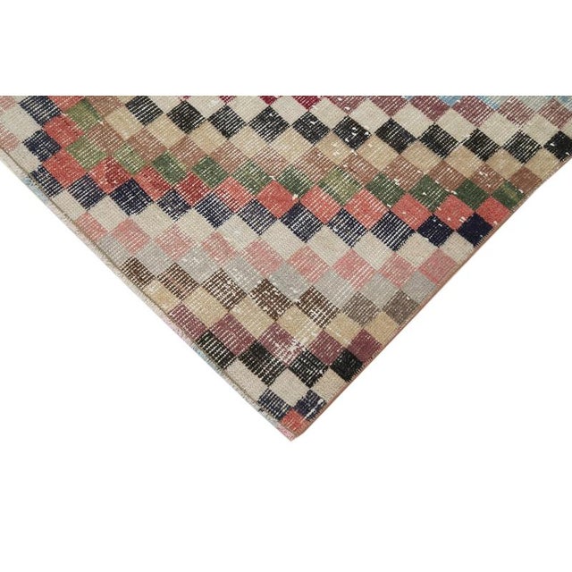 Turkish Hand-Knotted Boho Rug For Sale - Image 4 of 7