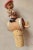 Wood 1950s Anri Hand Carved Wine Bottle Cork Stopper Italy For Sale - Image 7 of 9