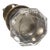 Antique Round Glass Octagon Closet Door Knob Set For Sale