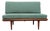 Reupholstered Danish Minerva Loveseat Daybed Designed by Peter Hvidt and Orla Molgaard-Nielson For Sale