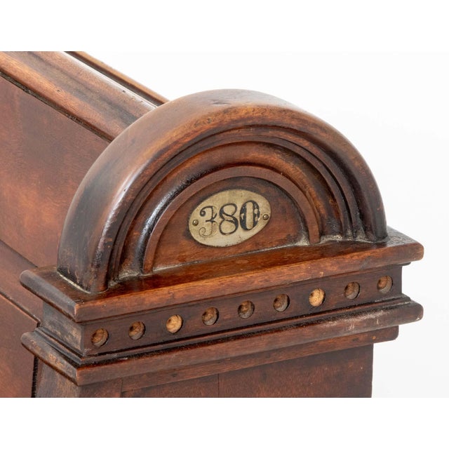 American Renaissance Style Wood Church Pew For Sale In New York - Image 6 of 10
