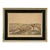 Vintage Hand-Tinted Fox Hunt Print "Full Cry" Framed For Sale