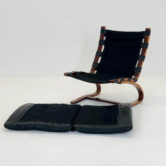 Mid-Century Modern Kangu Lounge Chair by Elsa Solheim and Nordahl Solheim for Rybo, 1970s For Sale - Image 9 of 17
