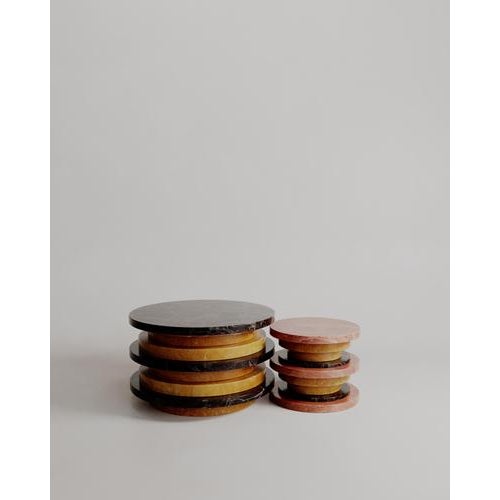 Contemporary Stacked Silhouette Sun Coffee Tables by Esther Knopfler, Set of 2 For Sale - Image 3 of 7