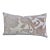 Velvet Foliage Appliquéd Linen and Silk Decorative Lumbar Pillow Cover For Sale