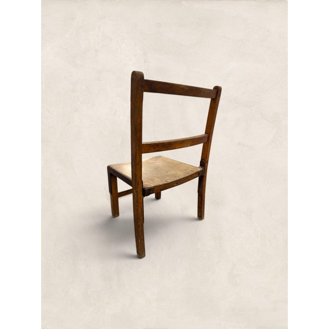 Antique English Pine Children's Chairs, Set of Four For Sale - Image 9 of 18