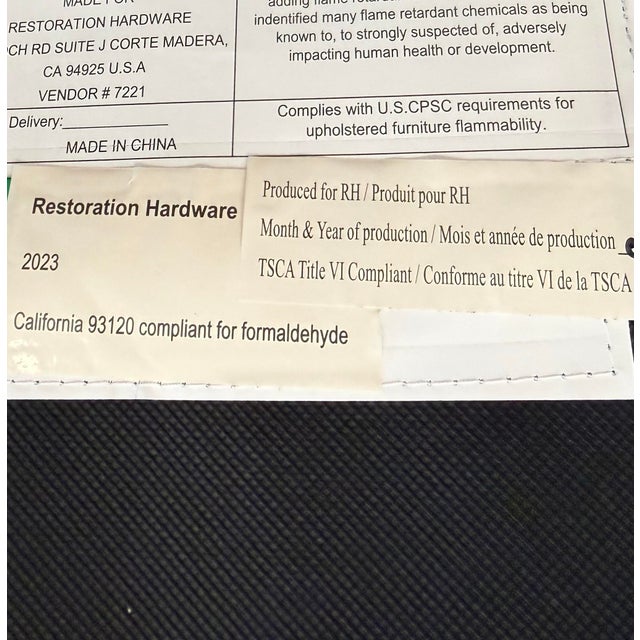 Brown Set of 6 Restoration Hardware French Ovalback Leather Dining Chairs For Sale - Image 8 of 8