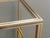 Vintage Storage Unit in Gold-Plated Metal and Glass by Pierre Vandel, 1970s For Sale - Image 12 of 16