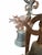 18th Century Style Wrought Iron Standing Candelabra With Bronze Bells For Sale - Image 4 of 6
