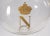 French Baccarat Complete Set Brandy Snifters French Cognac Glass Napoleon Monogram Half Dozen - Set of 6 For Sale - Image 3 of 4