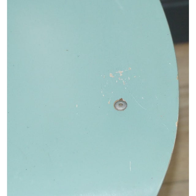 White Industrial Pastel Blue Chairs, Netherlands, 1960s, Set of 2 For Sale - Image 8 of 11