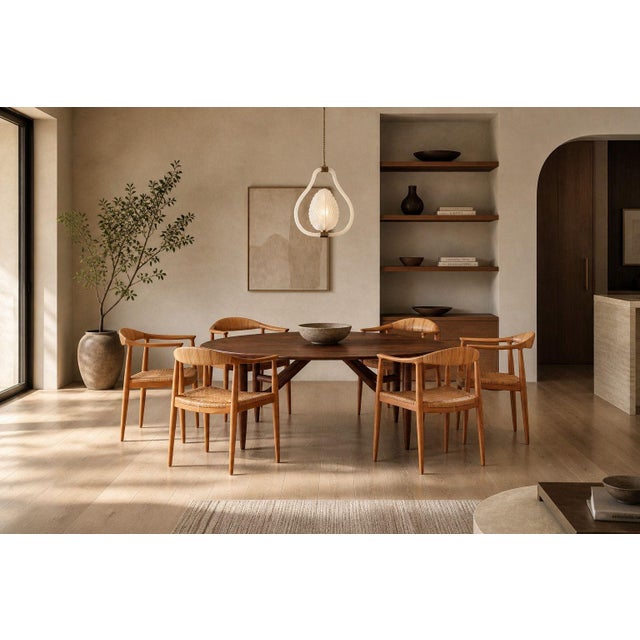 Sam Maloof Dining Table, Solid Walnut, 1959 For Sale - Image 16 of 16