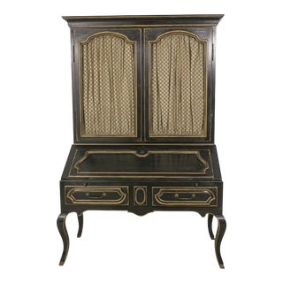 Minton Spidell French Style Painted Secretary Desk For Sale