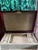 Vintage Asian Style Wooden Green Velvet Lined Jewelry Box With Latch For Sale - Image 4 of 6