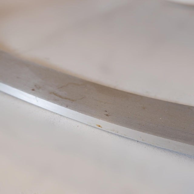 1970s Mid-Century Modern Rocking Chair in Faux Fur and Brushed Aluminum from Hans Kaufeld, 1970s For Sale - Image 5 of 18