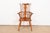 A gorgeous American Colonial style solid cherry wood spindle back Windsor armchair By L. & J.G. Stickley USA, 1960...