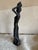 Traditional Vintage Dona Rosa of Oaxaca Barro Negro Signed Statue For Sale - Image 3 of 12
