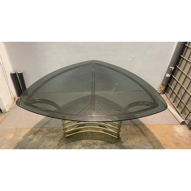 Vintage Table in Brass, 1970s For Sale - Image 6 of 10