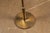 Vintage Art Deco Brass Torchiere Floor Lamp With Inverted Pyramidal Shade For Sale In Chicago - Image 6 of 7