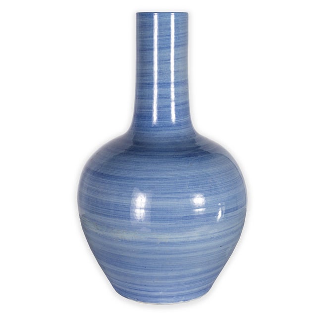 Monumentyal Contemporary Blue Vase For Sale - Image 4 of 6
