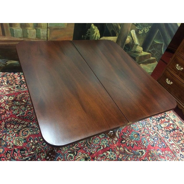 Antique Empire Games Table, Mahogany Game Table For Sale - Image 12 of 14