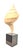 Offered is an Australian Trumpet (Syrinx aruanus) conch shell mounted on a black pedestal stand. The shell measures:: 9" W...