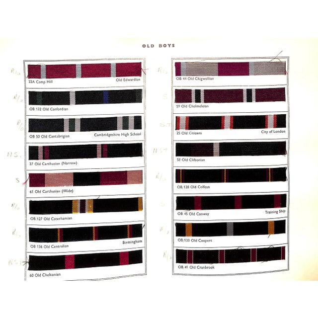 "Club Colours: Old Boys, University, Club and Regimental Colours" 1956 For Sale - Image 15 of 18