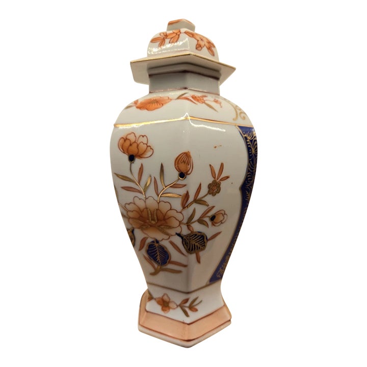 Vintage Hand Painted Vase Porcelain Vase - Andrea by Sadek | Chairish