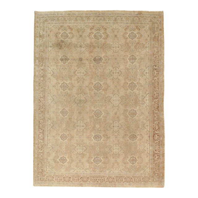 Galerie Shabab Collection Mid-20th Century Handmade Indian Lahore Accent Rug For Sale