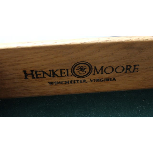 1990s Henkel Harris - Moore Hmbc Executive Mahogany Bookcase For Sale - Image 11 of 13