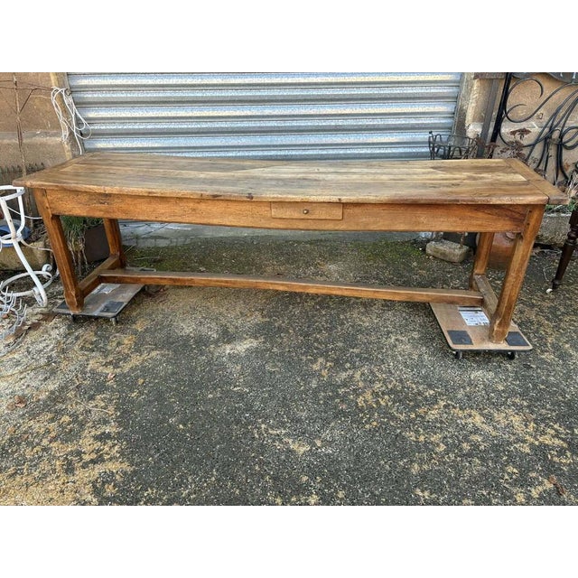 Vintage Farmhouse Dining Table, 1960s For Sale - Image 6 of 8