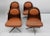 These beautiful dining chairs come to you with a beautiful body made of bent plywood and upholstered seats with orange...