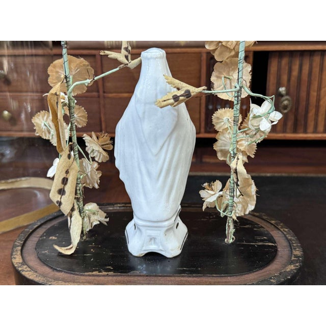 Late 19th Century Napoleon III Virgin Under a Glass Dome For Sale - Image 5 of 8