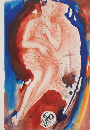 Salvador Dali, Passion féminine, Lithograph