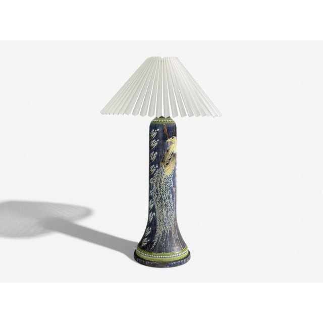 Alingsås Keramik, Large Table Lamp, Stoneware, Sweden, 1960s For Sale - Image 9 of 12