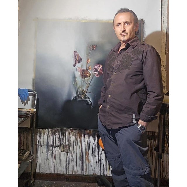 Stefano Mazzolini, Anthurium, 2026, Oil on Canvas For Sale - Image 13 of 14