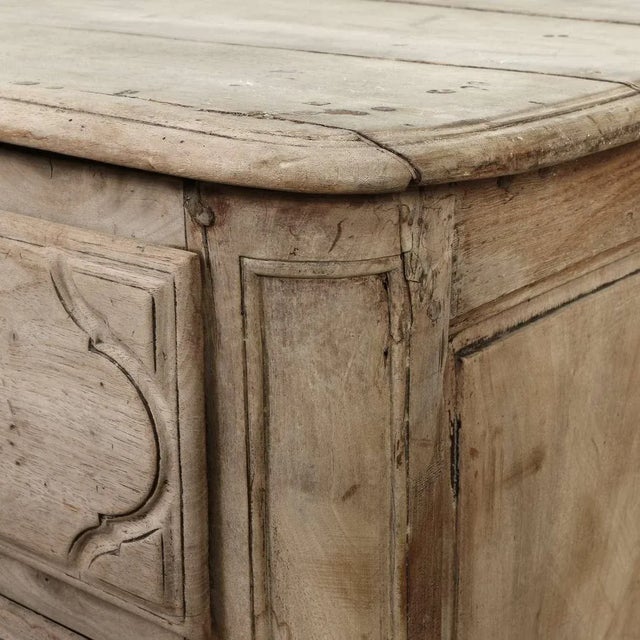 A Louis XV Style Oak Commode For Sale - Image 4 of 5