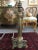 1900 Neoclassical Brass Pillar Fireplace Andirons - a Pair For Sale - Image 4 of 13