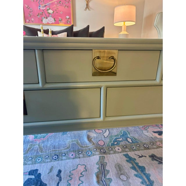 Century Furniture Chinoiserie Painted Pagoda Style Credenza Sideboard by Century Furniture For Sale - Image 4 of 9