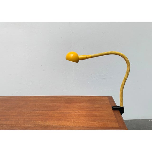 Metal Vintage Italian Space Age Hebi Table Lamp by Isao Hosoe for Valenti Luce For Sale - Image 7 of 18