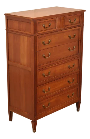 Kindel French Directoire Style Fruitwood High Chest