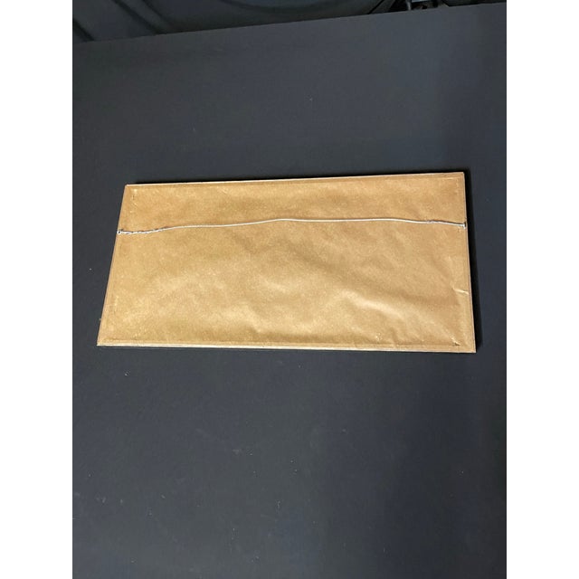 Mid 20th Century Vintage Shang Dynasty-Style Framed Art With Seal Stamp For Sale - Image 5 of 5