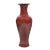 Burgundy Red Handmade Large Tall Slim Line Vase For Sale
