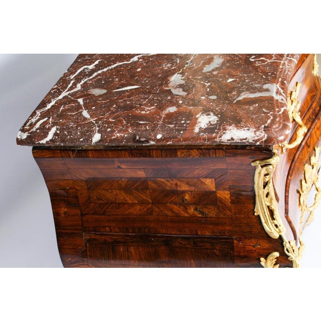 French Regency Ormolu Mounted Chest of Drawers, 18th Century For Sale - Image 12 of 18