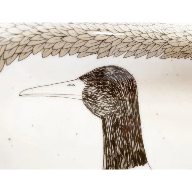 Vintage German Ceramic Bird Plate from Thomas For Sale - Image 5 of 18